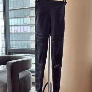 ALO Yoga Navy High-Waist Leggings